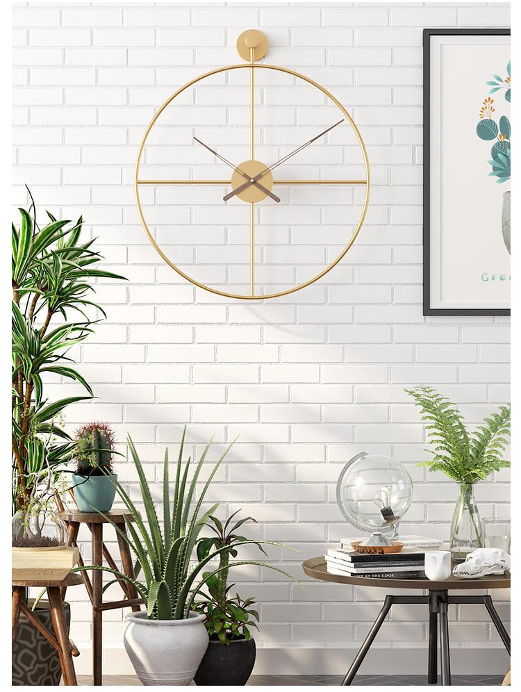 GOLD MATT WALL CLOCK