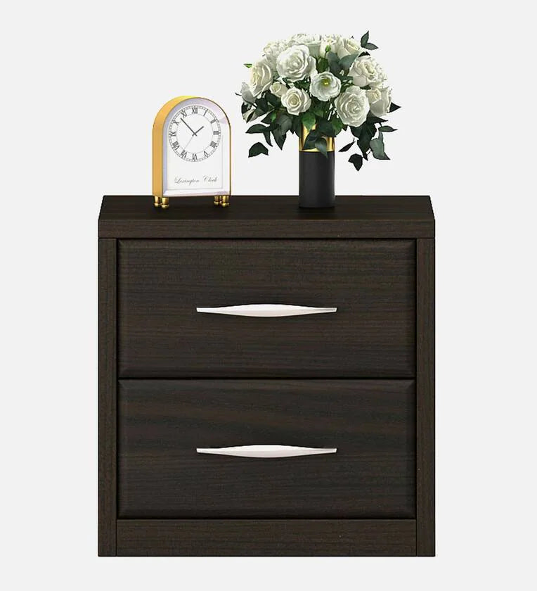 Verona Bedside Table in Fumed Oak Finish with Drawers