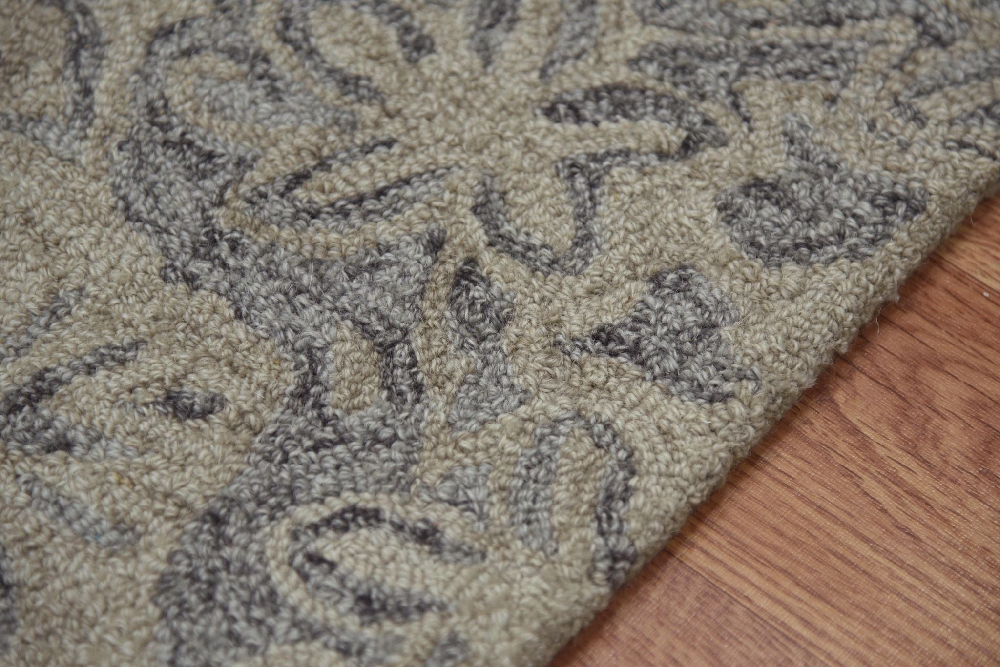 Jelly Bean Wool Boston 5x8 Feet  Hand-Tufted Carpet - Rug