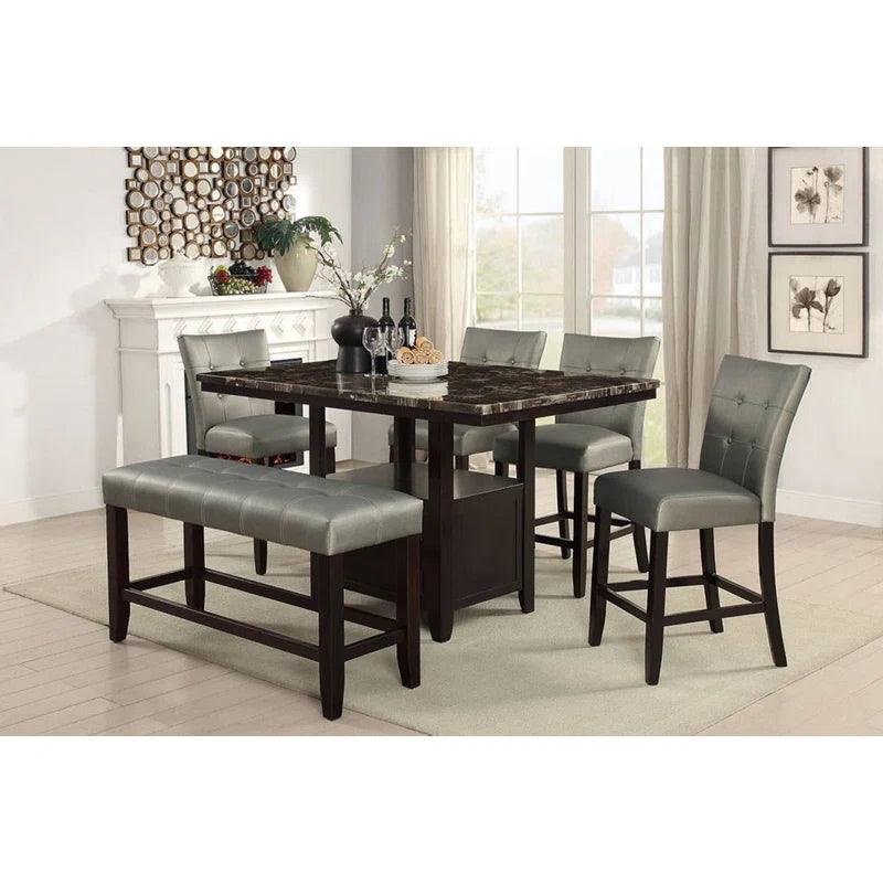 6 - Piece Dining Set - Ouch Cart 