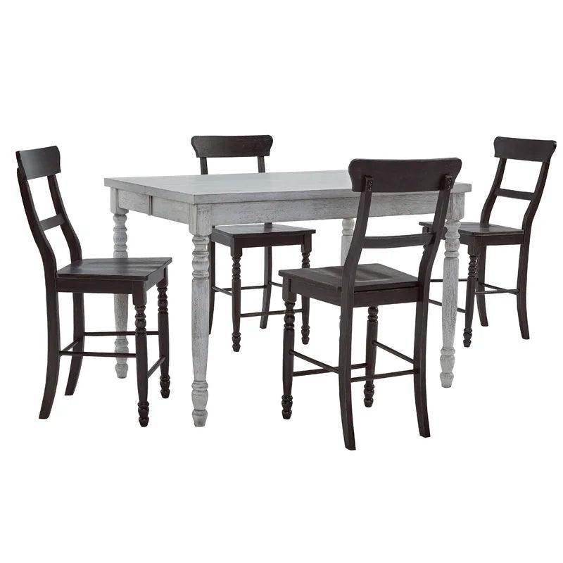 Court 5 - Piece Extendable Dining Set - Ouch Cart 