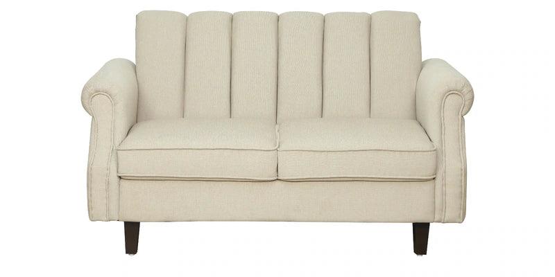 Fabric 2 Seater Sofa In Beige Colour - Ouch Cart 