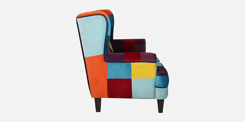 Velvet 2 Seater Sofa in Multi Colour