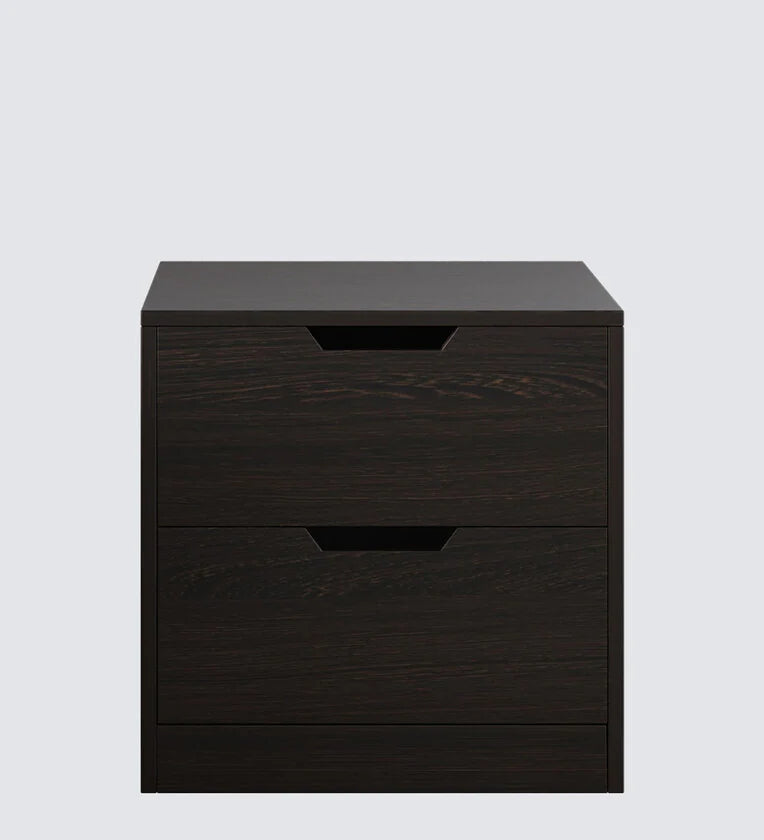 Bedside Table in Brown Flowery Wenge Finish