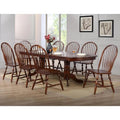 9 - Piece Solid Wood Trestle Dining Set