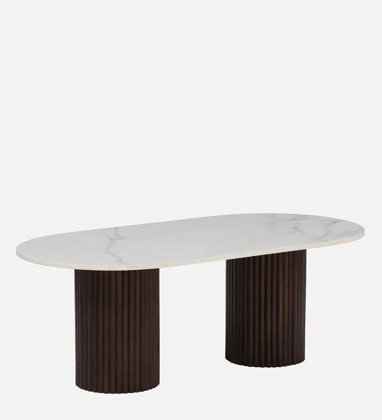 Large Coffee Table in Dark Walnut Finish