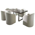 7 - Piece Solid Wood Top Sled Dining Set