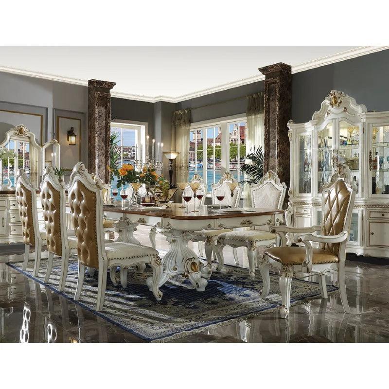 Double Pedestal Dining Set - Ouch Cart 