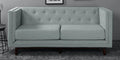 Fabric 3 Seater Sofa In Ice Blue Colour