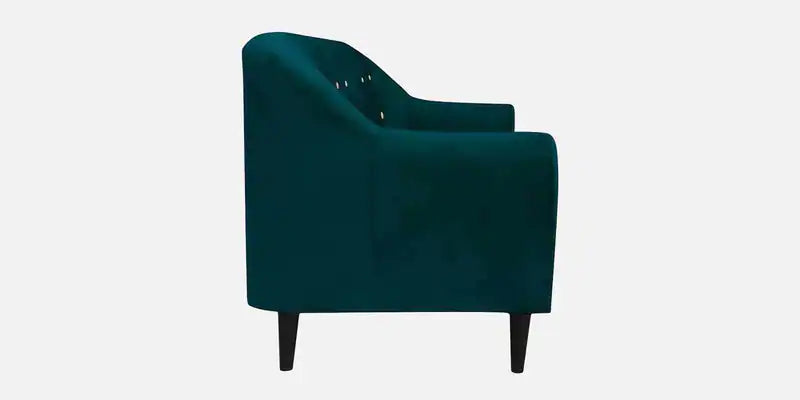 Velvet 3 Seater Sofa in Green Colour