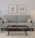 Peep Sheesham Wood Coffee Table in Provincial Teak Finish,