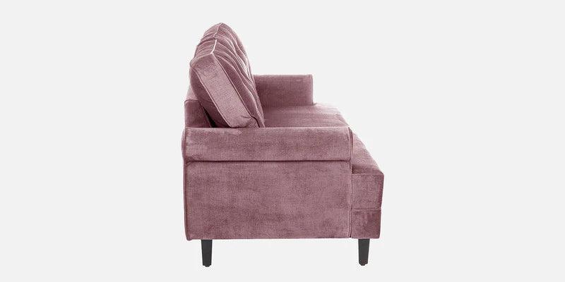 Fabric 3 Seater Sofa In Rose Brown Colour - Ouch Cart 