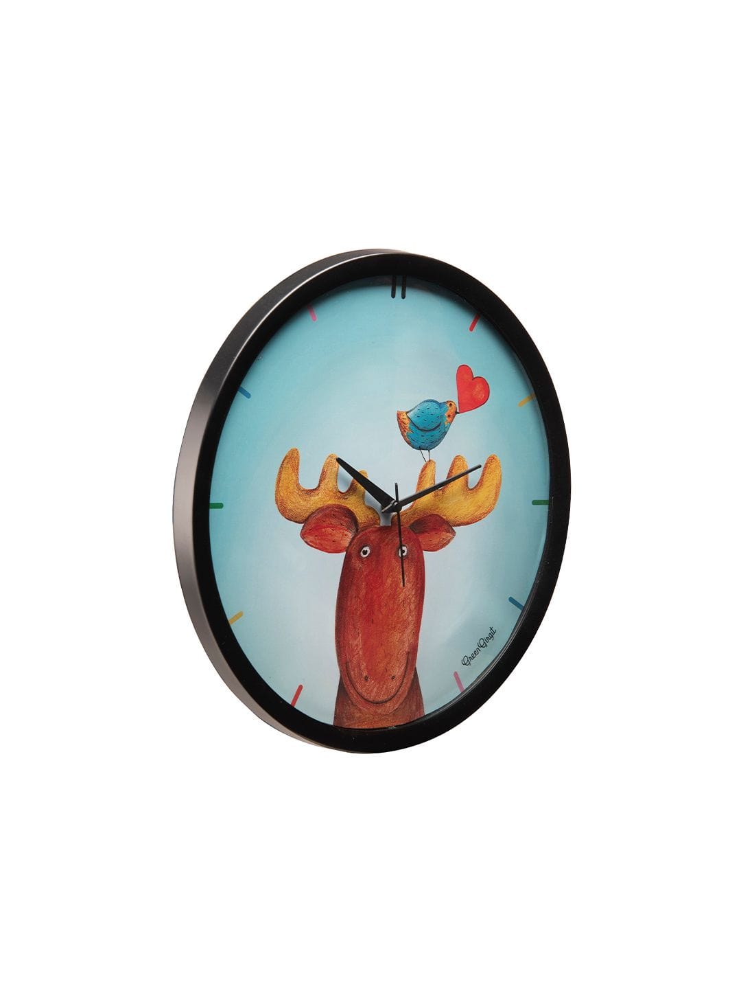 Arty reindeer Multicolor Wall Clock