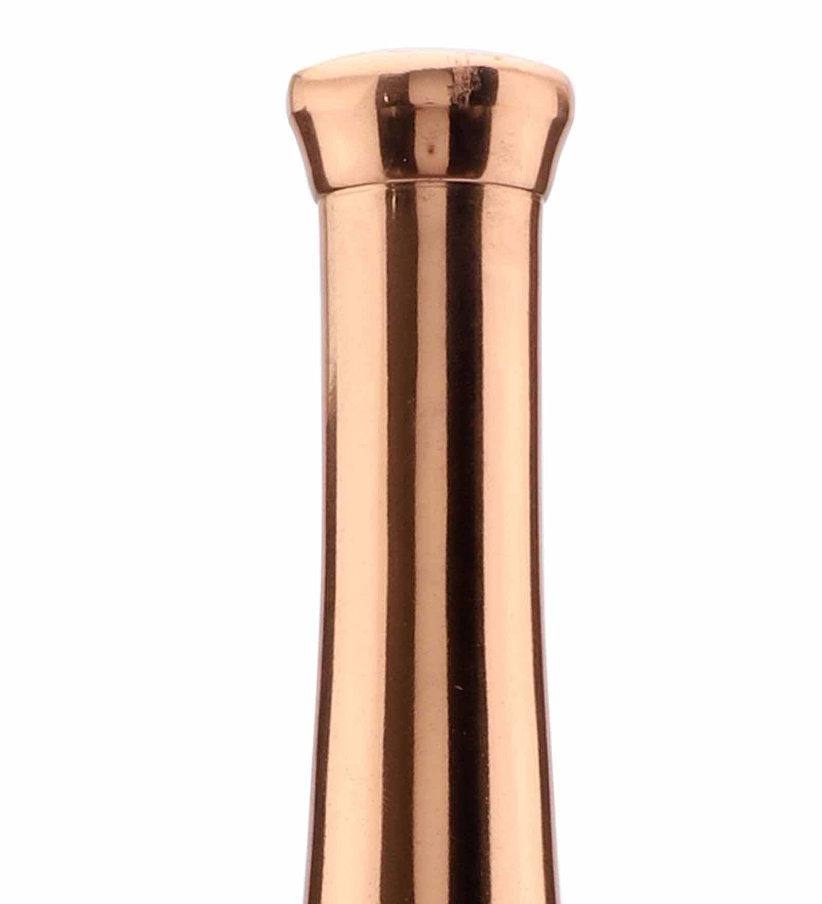 Rose gold Champagne large Bottle Vase Decor de Maison,