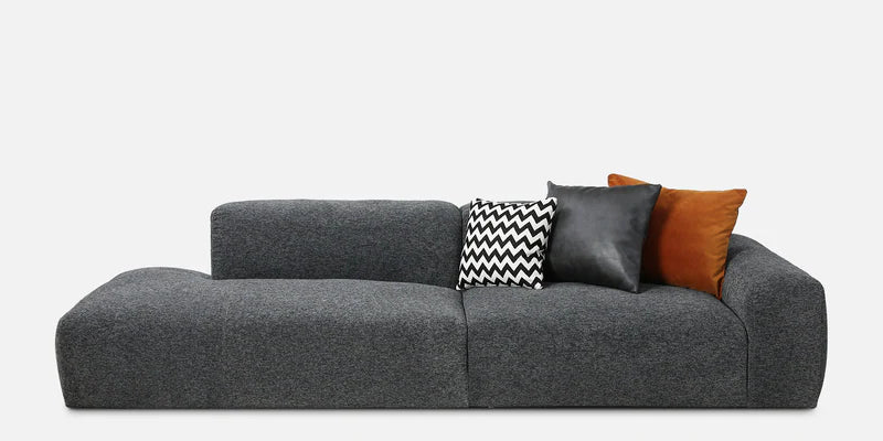 Fabric 3 Seater Sofa in Dark Grey Colour