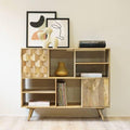 Darwin Mango Wood Sideboard in Natural Finish (Open Cabinet)