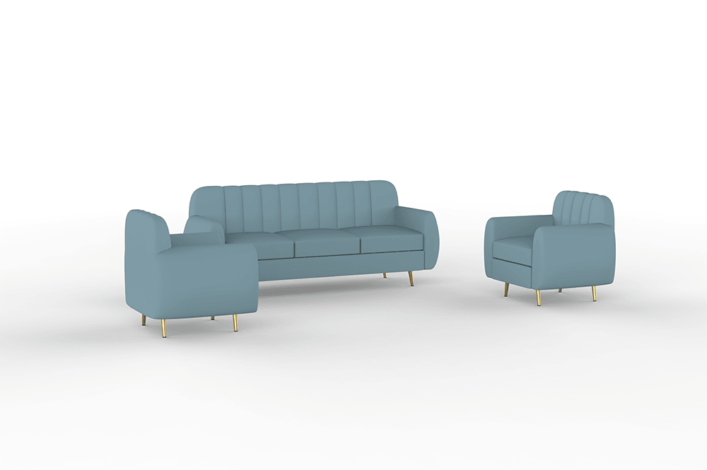 Hazy High Density Foam Sofa Set - Ouch Cart 