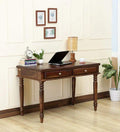 Venla Modo Solid Wood Study Table In Provincial Teak Finish
