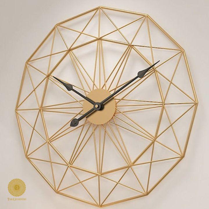 GOLDY GOLD WALL CLOCK