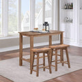 Barnwood Wire-Brush, 24-Inch wooden stool