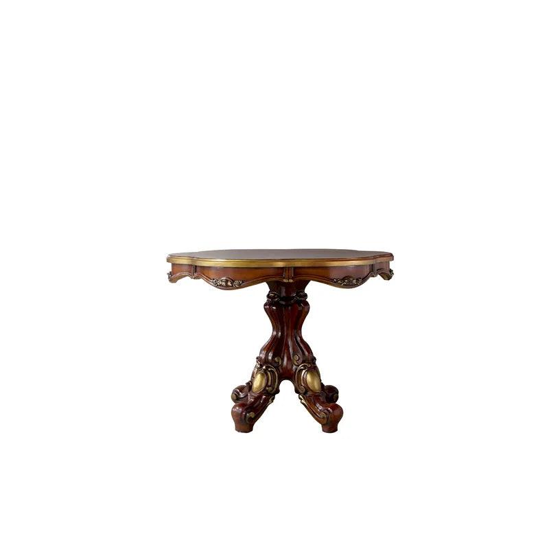 Solid Wood Pedestal Dining Set - Ouch Cart 