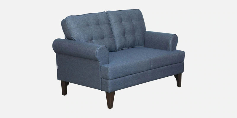 Fabric 2 Seater Sofa In Blue Colour