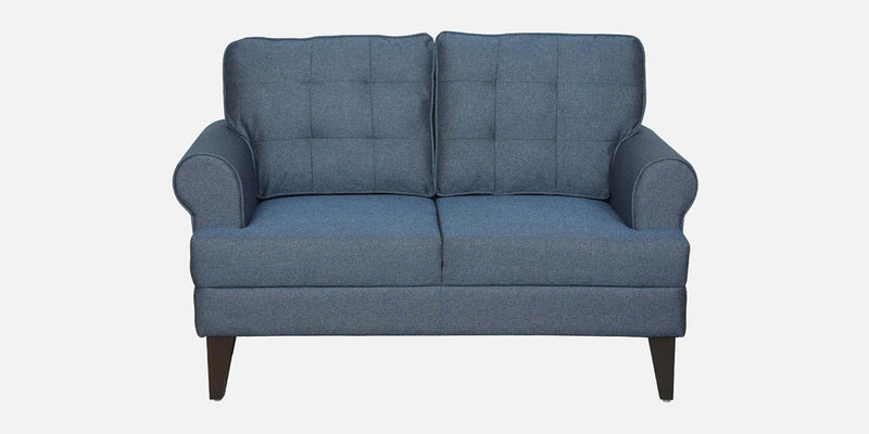 Fabric 2 Seater Sofa In Blue Colour