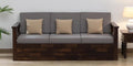 Sheesham Wood 3 Seater Sofa In Provincial Teak Finish