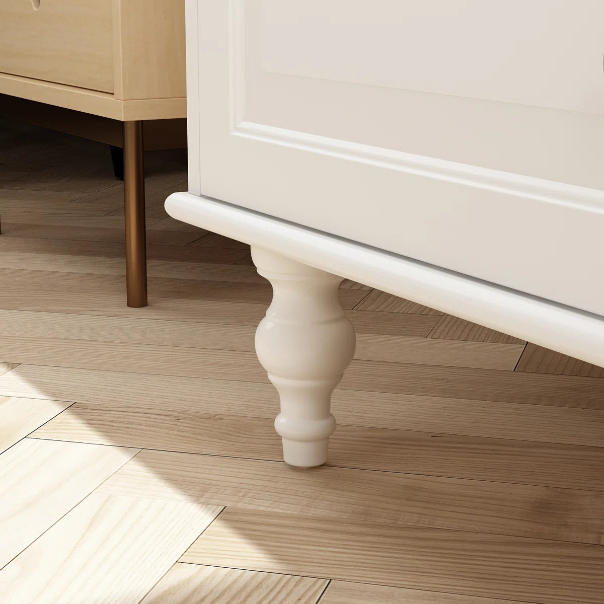 Elegant Talisha Wooden Wardrobe Armoire with 3 Large Drawers