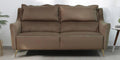 Velvet 3 Seater Sofa In Brown Colour