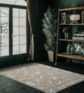 Orange Wool Romania 4x6 Feet  Hand-Tufted Carpet - Rug