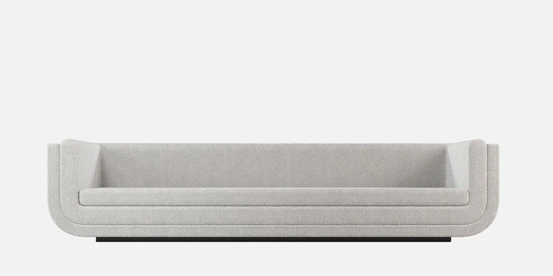 Fabric 3 Seater Sofa in White Colour