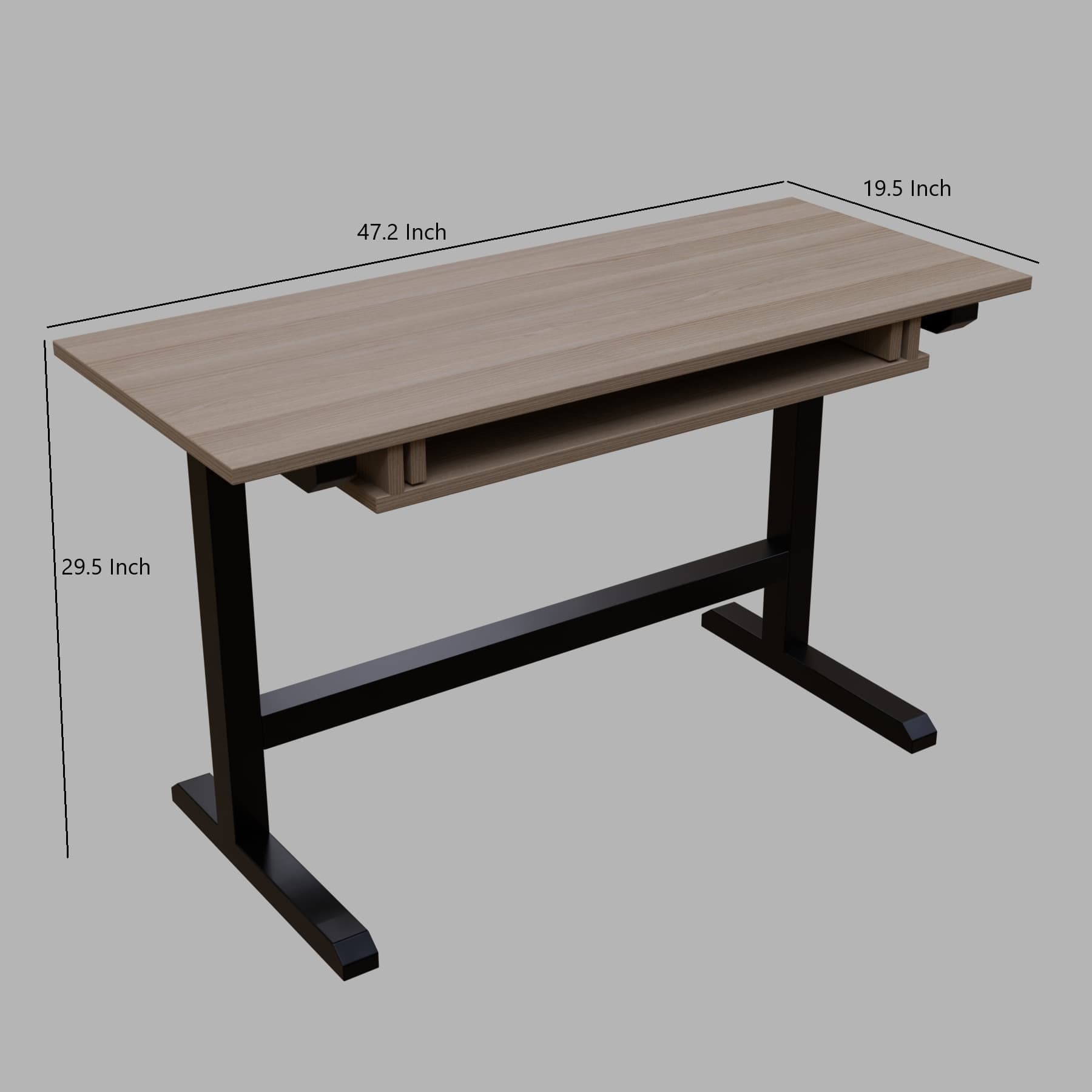 Study table with keyboard tray perfect for gaming desk