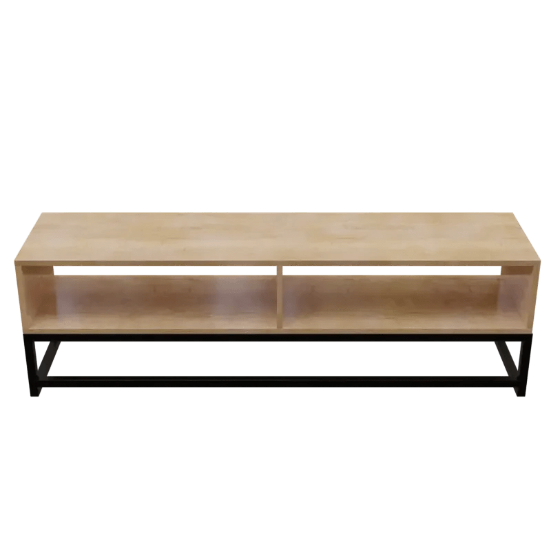 Benji TV Unit With Storage Space in Large Size in Wooden Texture