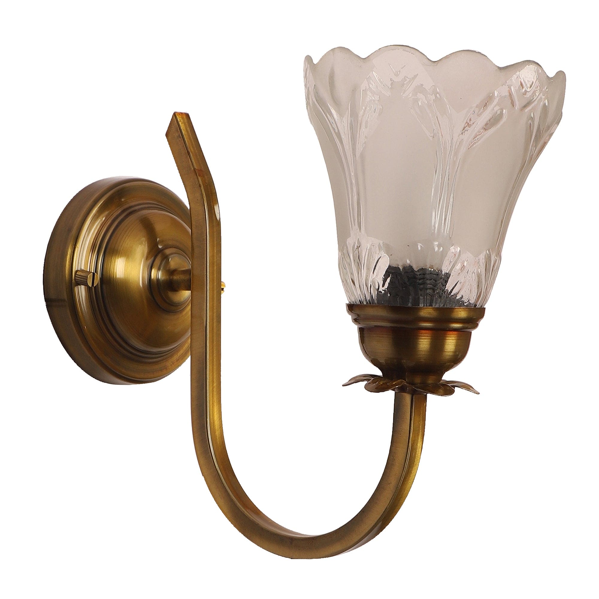 Prefect White And Gold Iron Wall Light