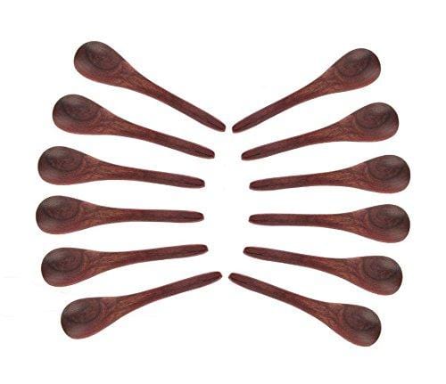 Small Wooden Spoon Set On 12