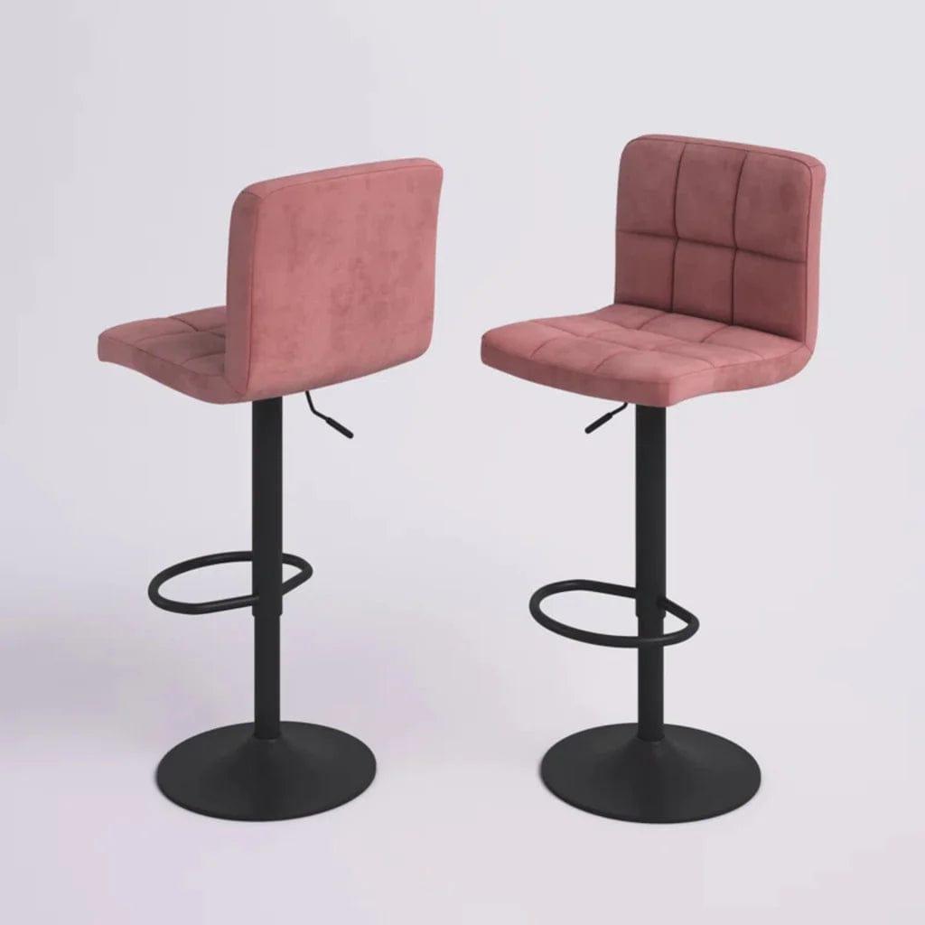 NEO SWIEL ADJUSTABLE BAR STOOL SET OF 2