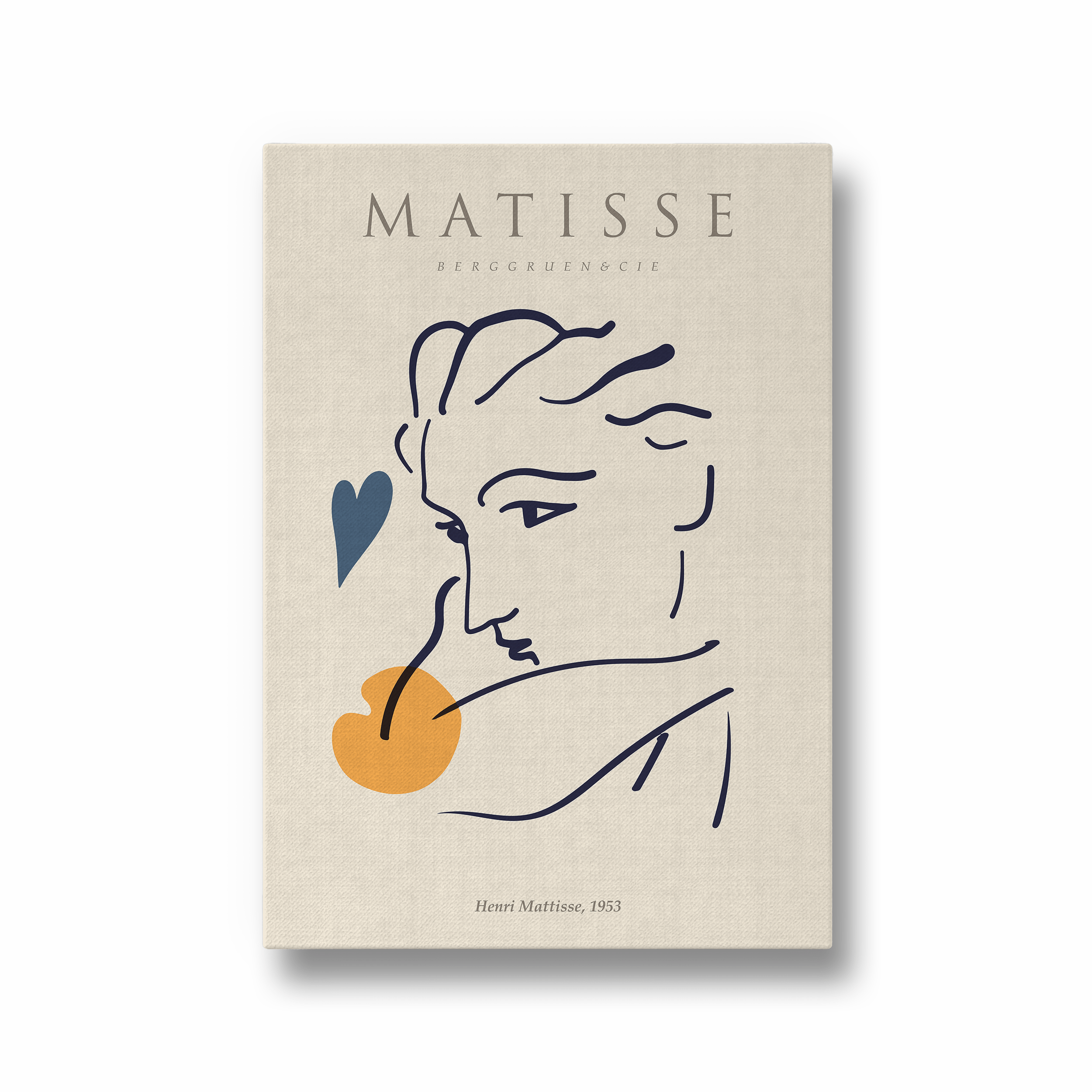 Matisse Inspired Exhibition 1953 Modern Wall Art