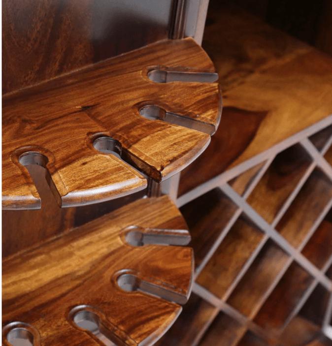 Beautiful Design Sheesham Wood  bar cabinet