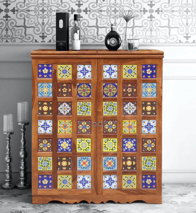 Beautiful Design Sheesham Wood  bar cabinet