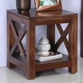 Sheesham Wood Bedside Table for Bedroom | Wooden Side End Table