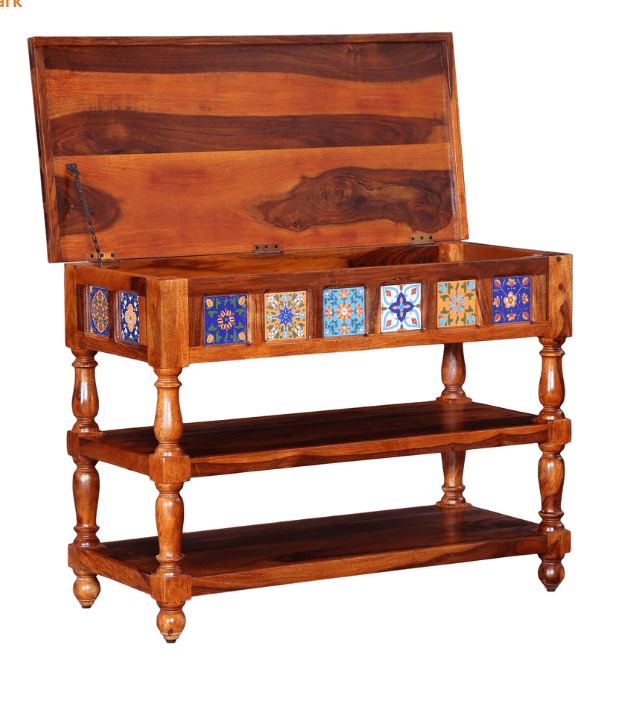 Sheesham Wood console table - Ouch Cart 