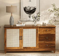 Jali Design Sheesham Wood console table With Drawer