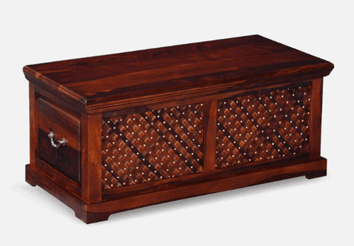 2022-08-1322_01_29-BuyKrisaSolidWoodTrunkInHoneyOakFinishByMudramarkOnline-Trunks-Tr.png Wooden Trunk Living Room Storage Box Pure sheesham Wood - Image 1