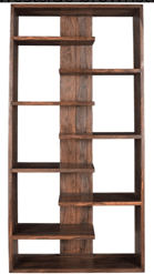 Sheesham Wood Open Bookshelf for Study Room In (Natural Finish) - Ouch Cart 