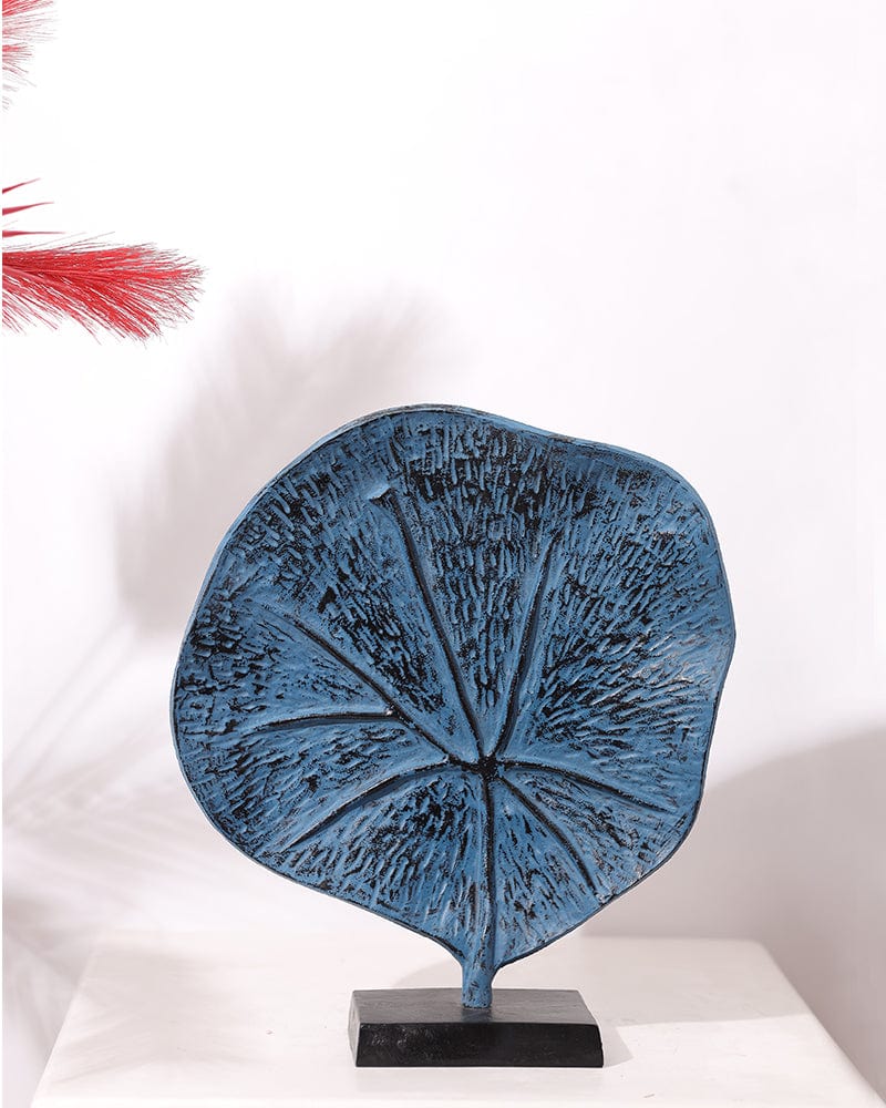 Decorative Blue Table Showpiece Stand for Home Decoration, Living Room, Office