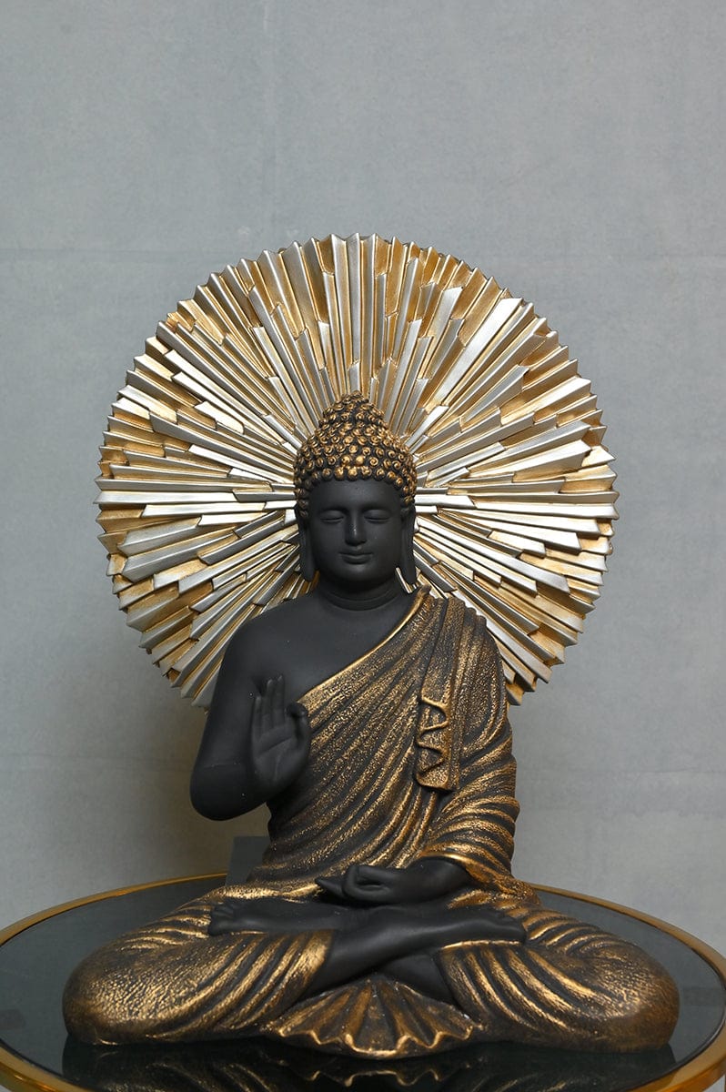 Buddha With Polyresin Big Stand (Combo)