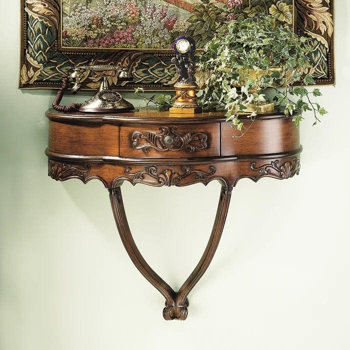 Half Round Wooden Console Table