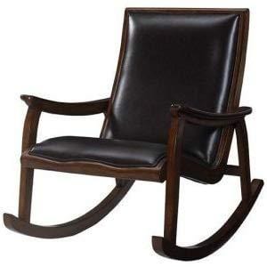 Wooden New Classic and Antique Leather Rocking Chair/Relaxing Chair
