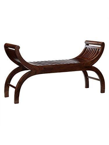 Handicrafts Sheesham Wood Rest Chair/Lounge/Backless Couch